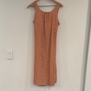 Prana Skypath Orange Sleeveless Dress